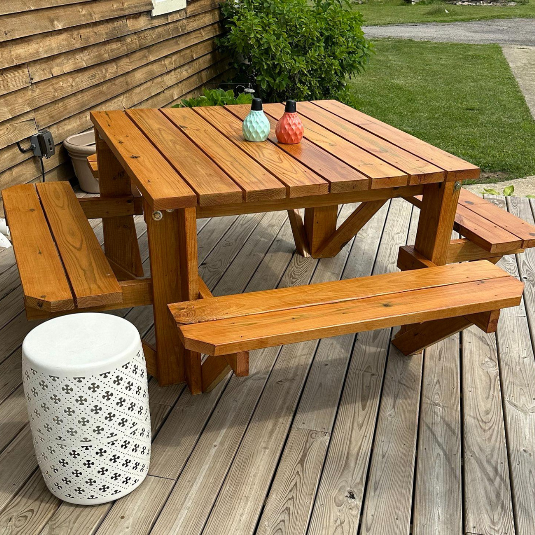 Cedar Table W/Finish
