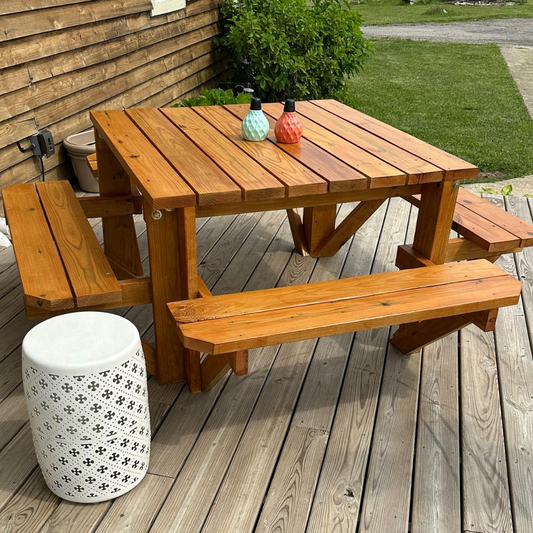 Cedar Table W/Finish